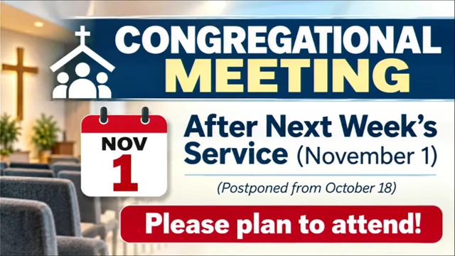 Congregational Meeting